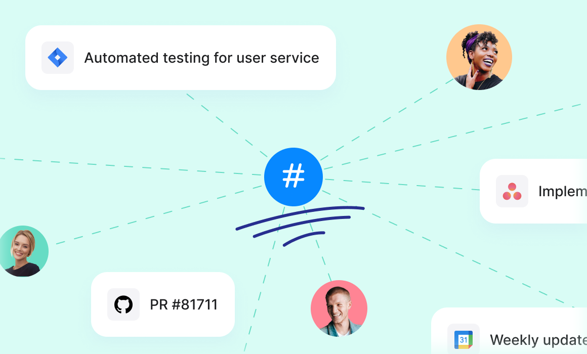 Connect work from all your tools to team goals