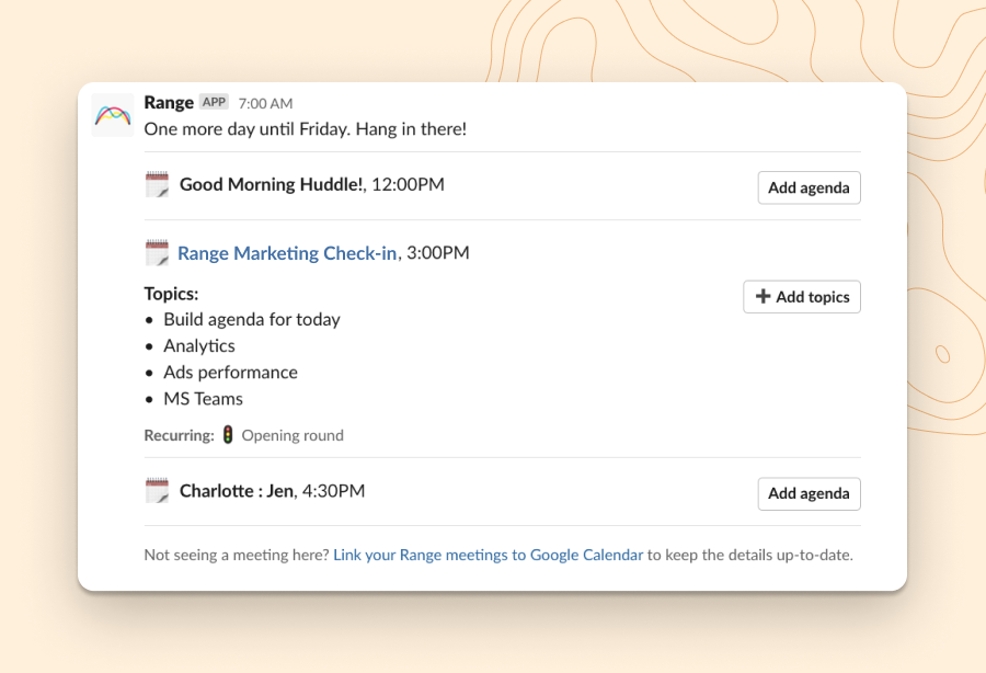 Build meeting management into your workflow