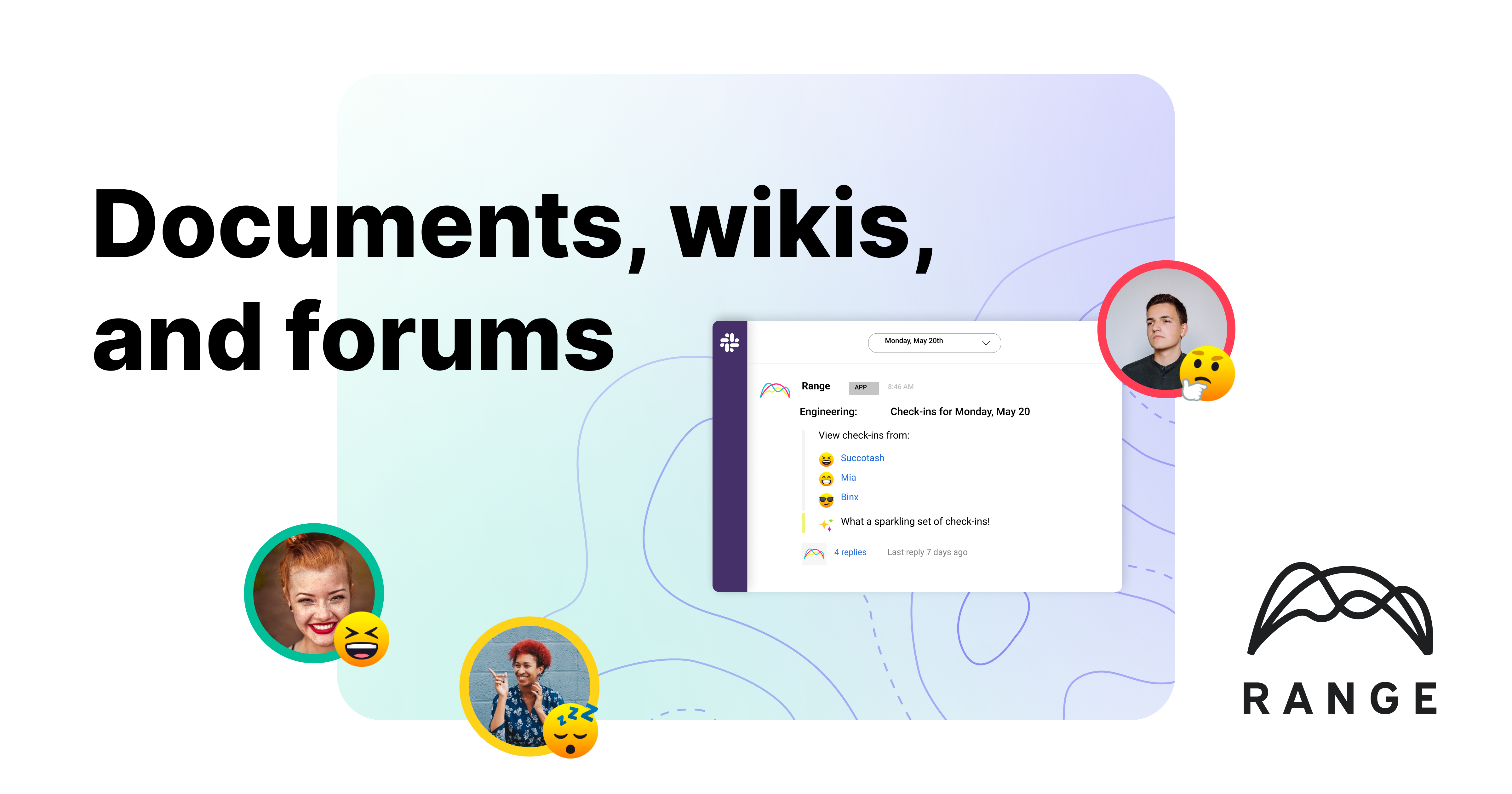 async tools documents wikis Range