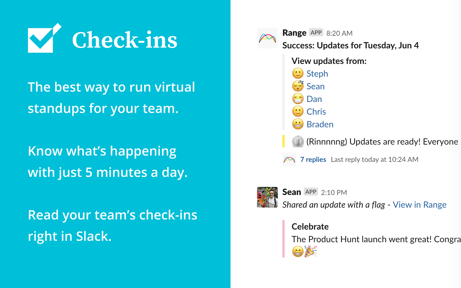 Collaboration tools for Slack – Range