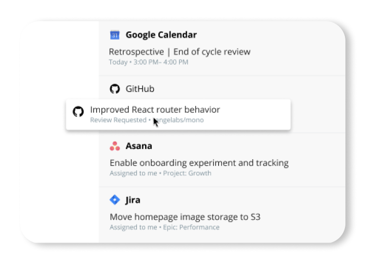 App integrations in Range