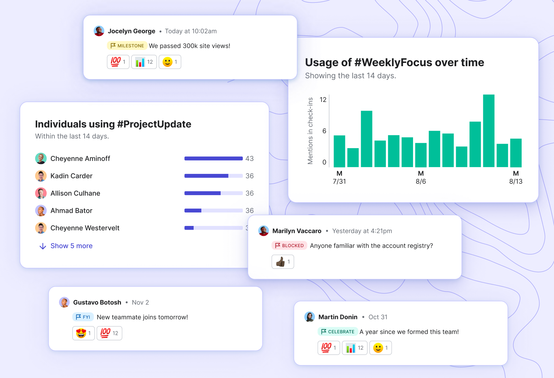 Try Reports in Range, for better team retros