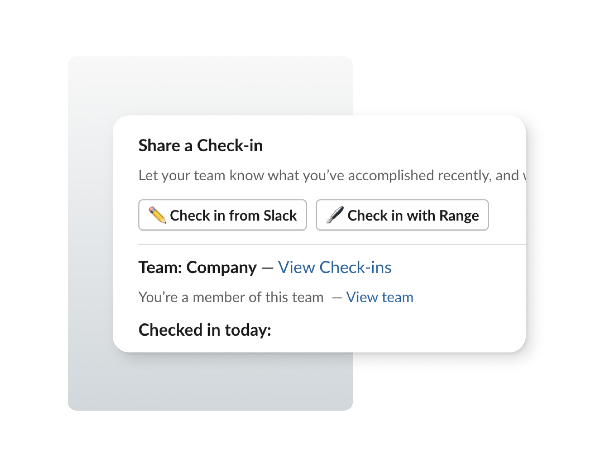 Image of Slack UI design with emoji buttons
