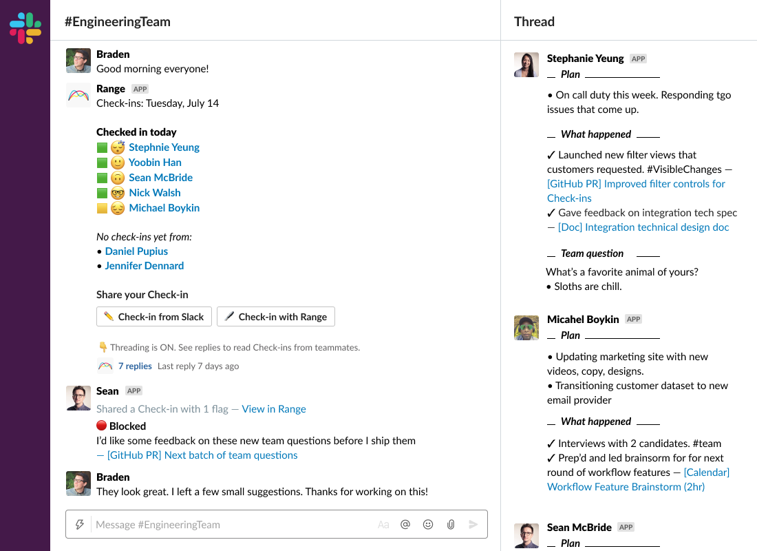 Run Slack standups that keep your remote team connected & engaged