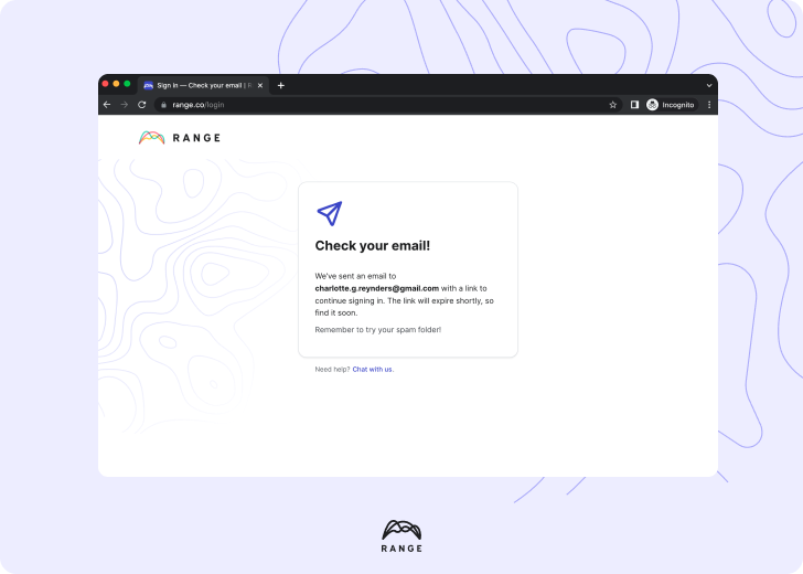 Check your email window