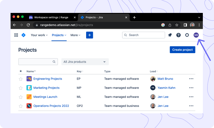 Jira account