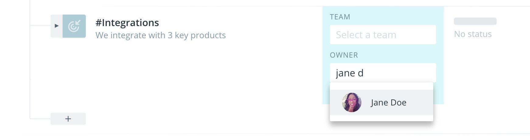 Range lets you assign an owner for every objective