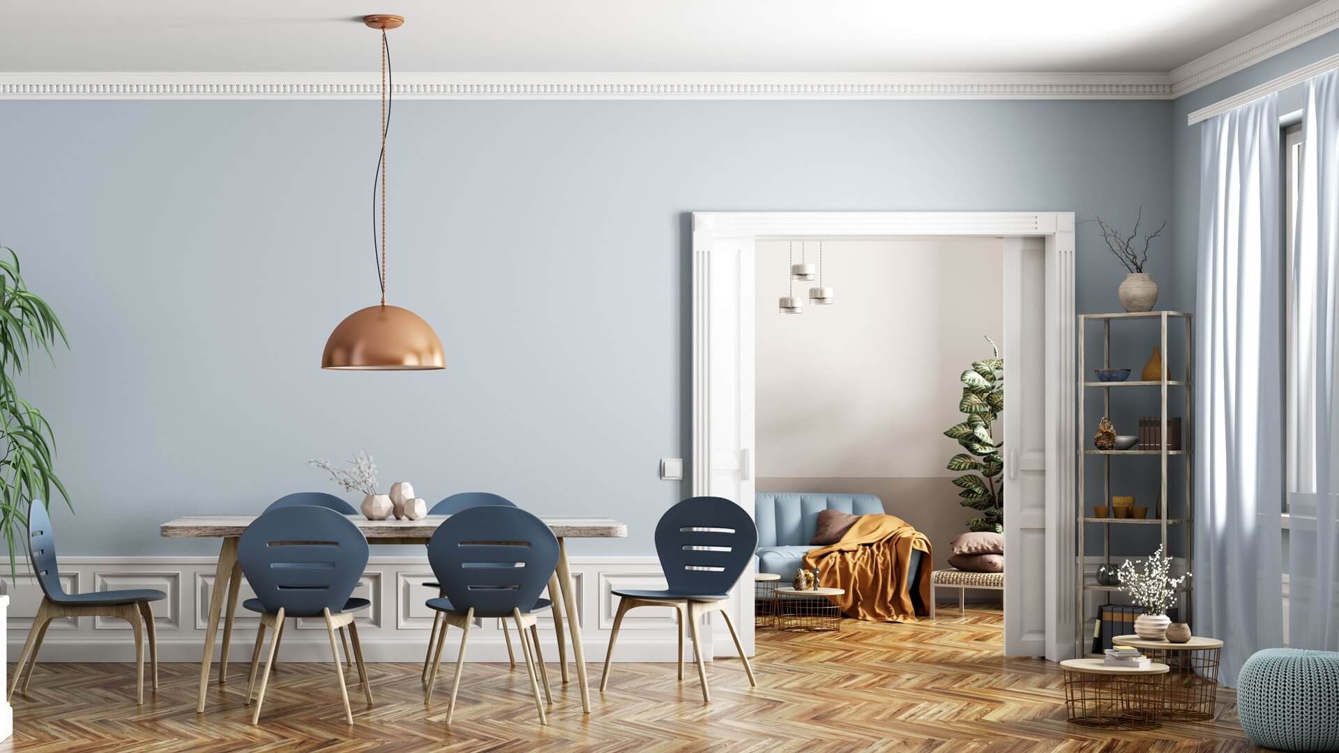 cozy living room zoom background