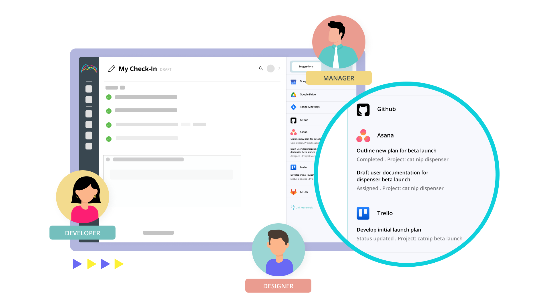 Apps help you know how work is moving forward