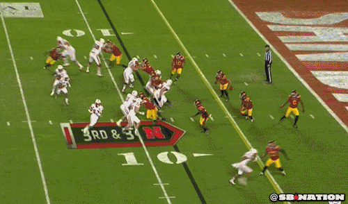 Quarterback pass touchdown
