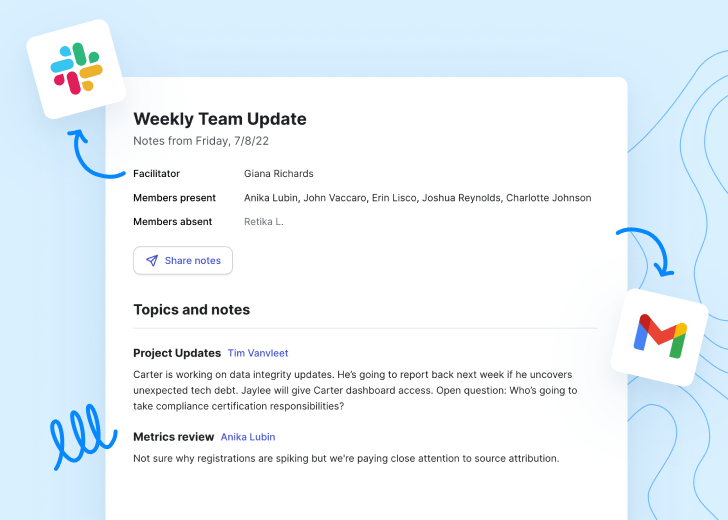 Keep projects moving