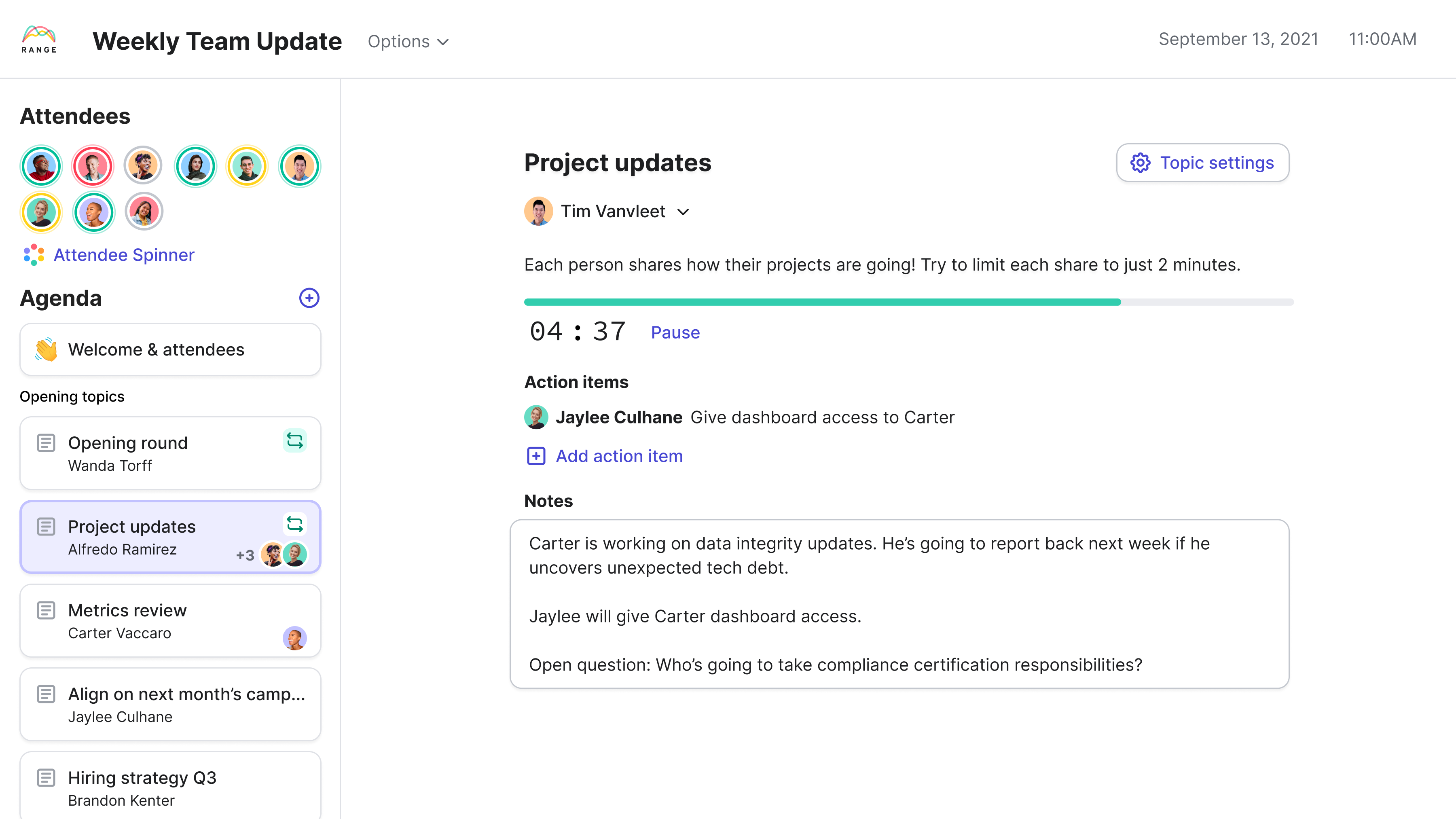 Best Meeting Agenda Software for Teams