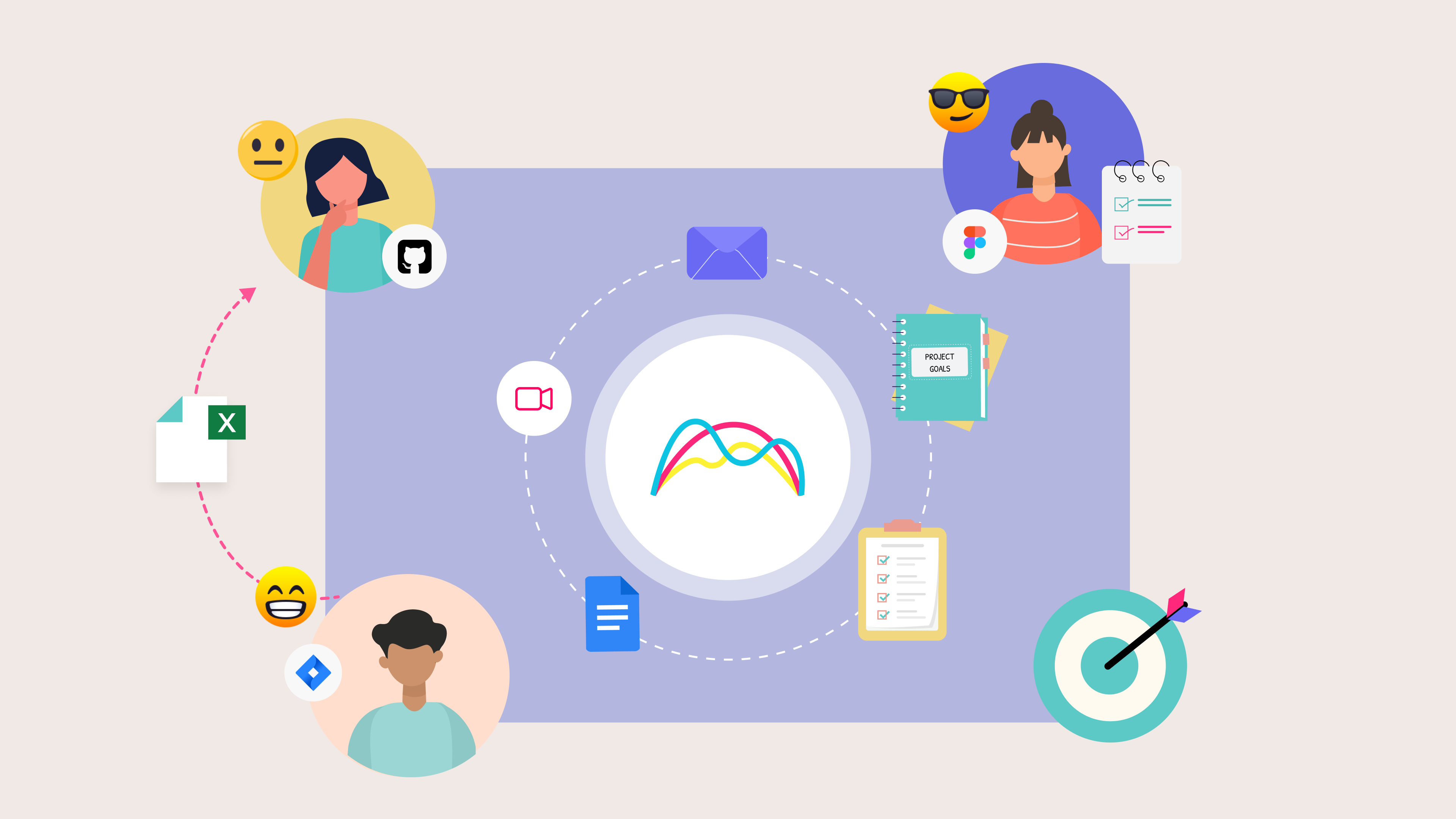 Check-ins calm the chaos of working, reducing stress and making work more efficient.