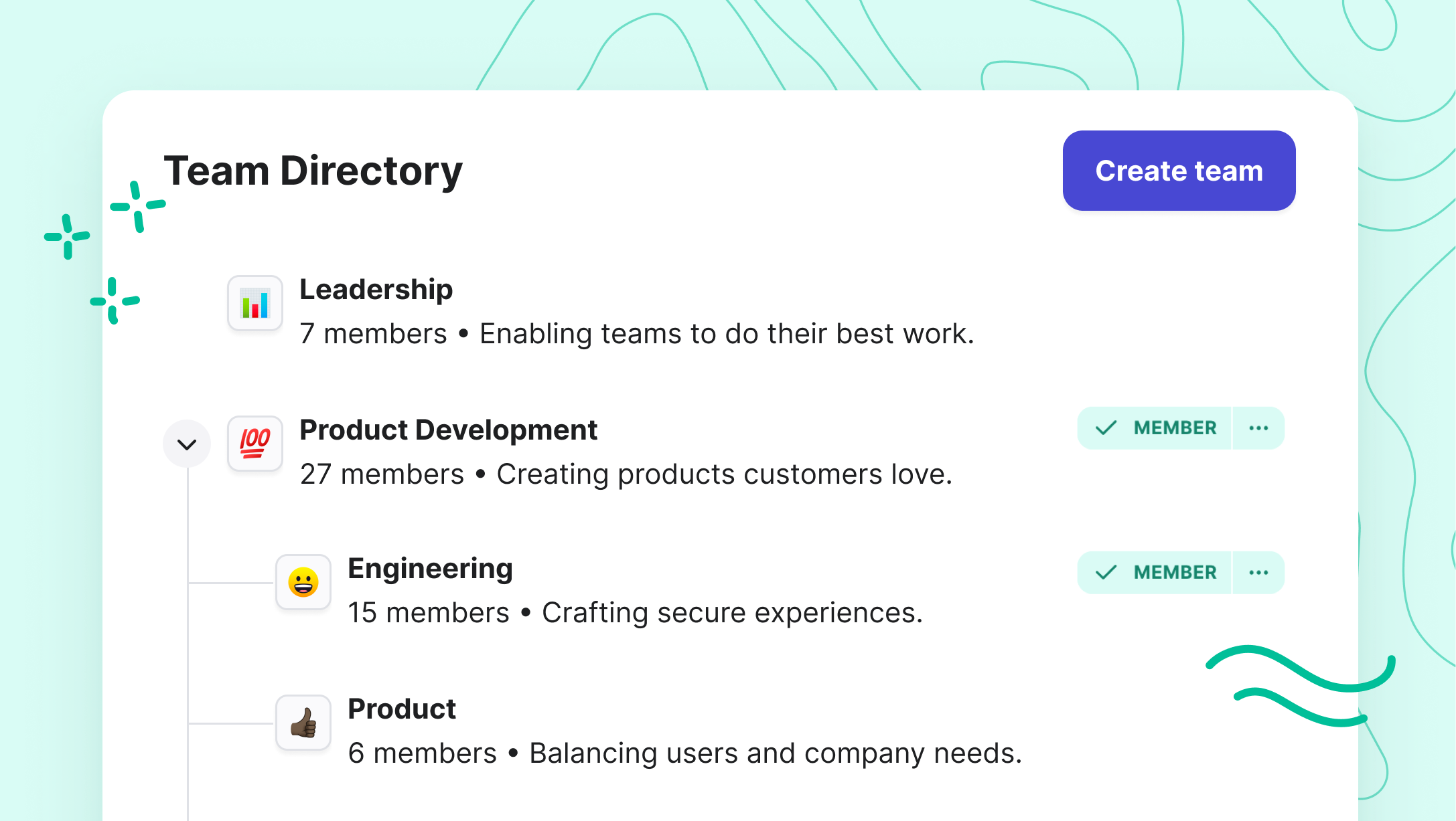 team directory