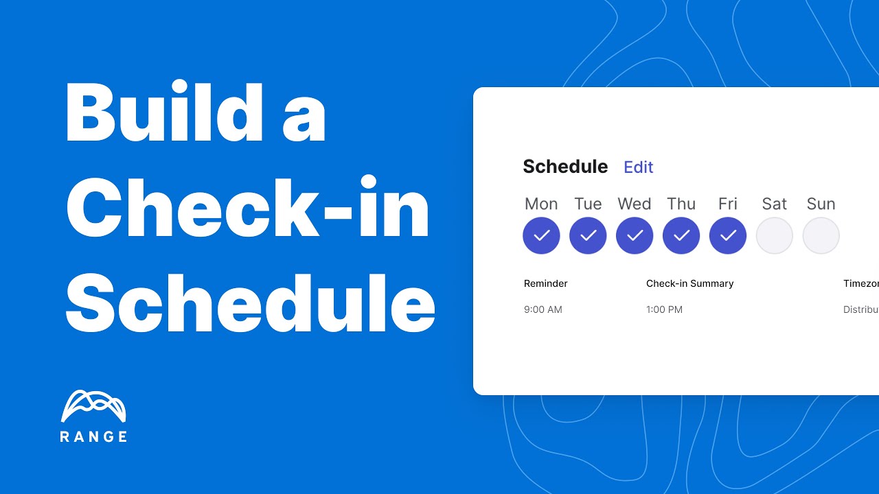 Getting Started With Check-in Schedules